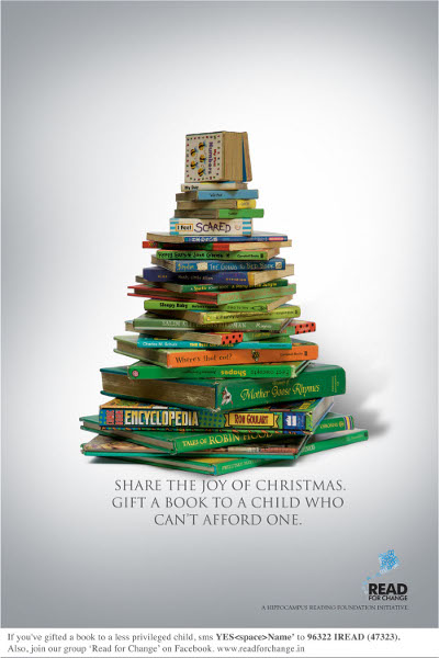 Read For Change - Christmas Poster